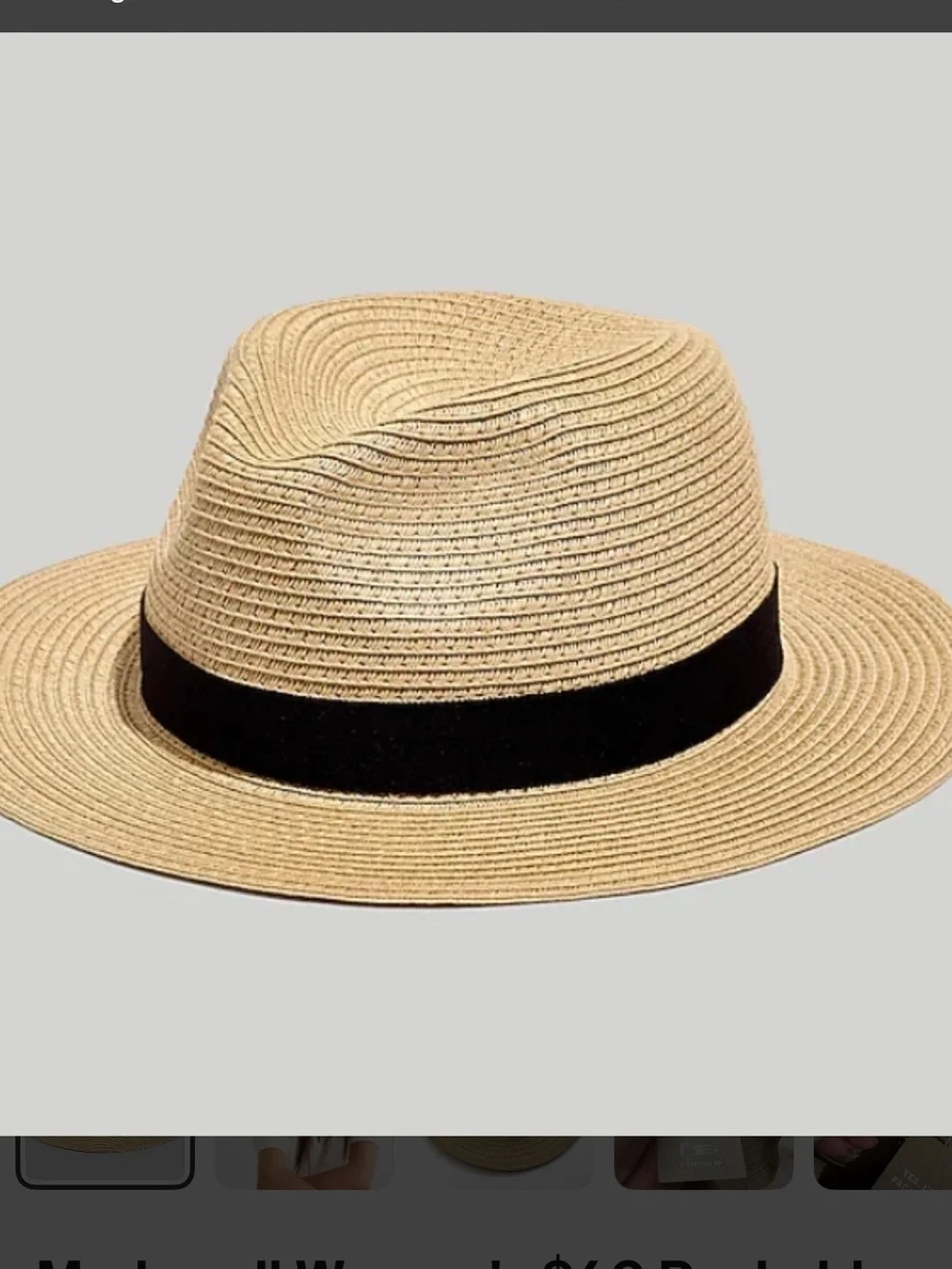 Madewell Packable Straw Hat